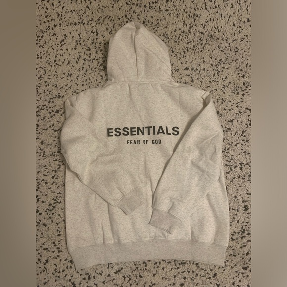 Essentials fog outmeal hoodie - Picture 3 of 4
